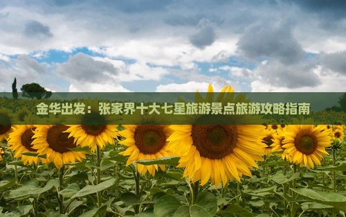 金华出发：张家界十大七星旅游景点旅游攻略指南