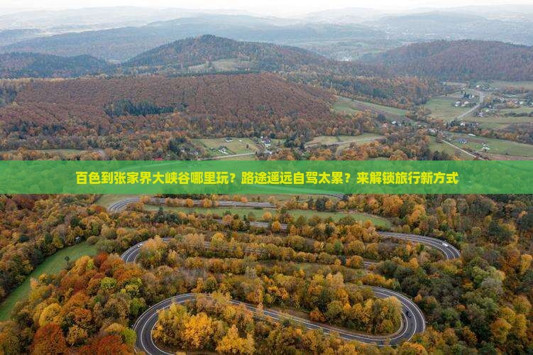 百色到张家界大峡谷哪里玩？路途遥远自驾太累？来解锁旅行新方式