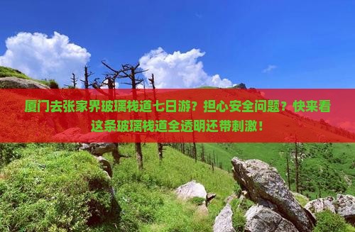 厦门去张家界玻璃栈道七日游？担心安全问题？快来看这条玻璃栈道全透明还带刺激！