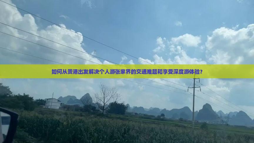 如何从贵港出发解决个人游张家界的交通难题和享受深度游体验？