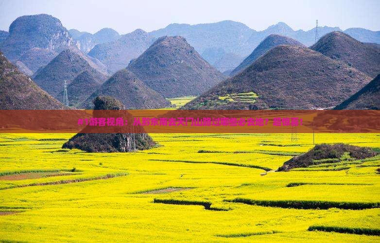 #1游客视角：从黔东南去天门山路过哪些必去地？超惊喜！