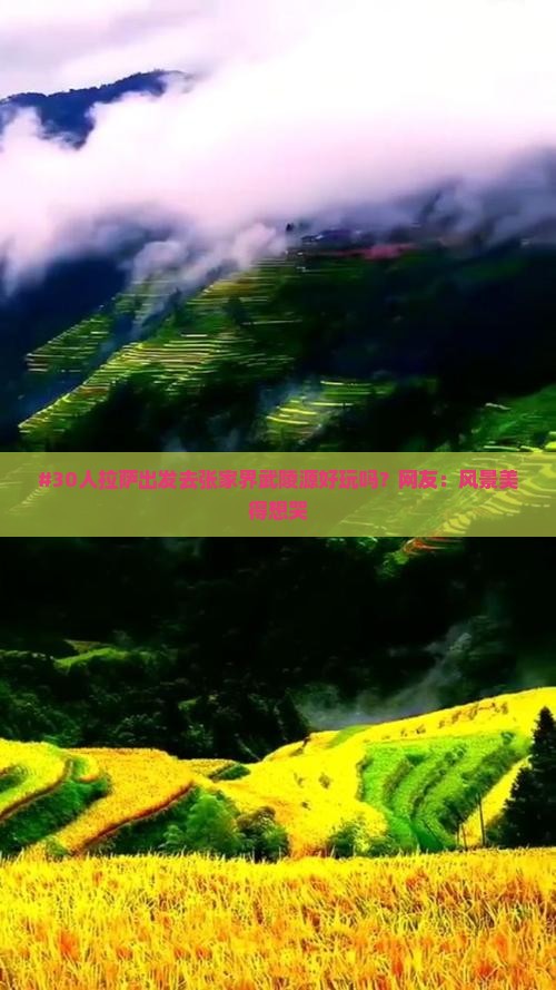 #30人拉萨出发去张家界武陵源好玩吗？网友：风景美得想哭