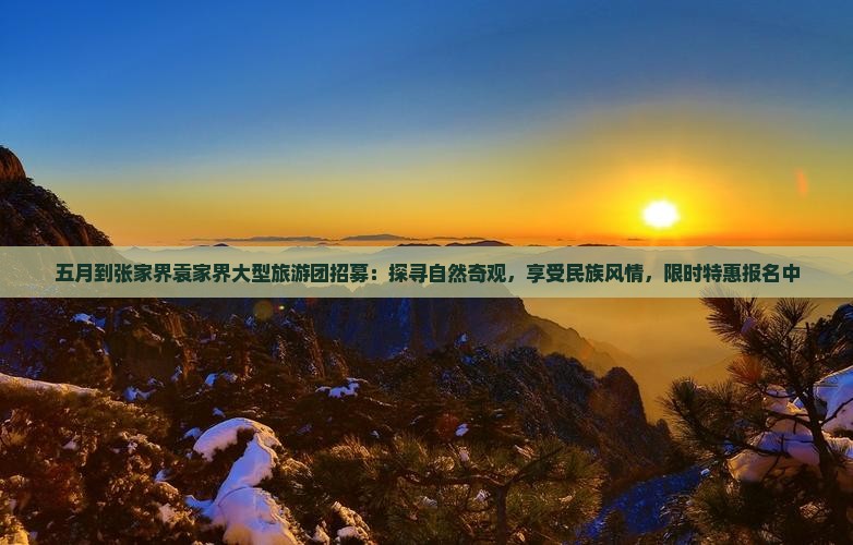 五月到张家界袁家界大型旅游团招募：探寻自然奇观，享受民族风情，限时特惠报名中
