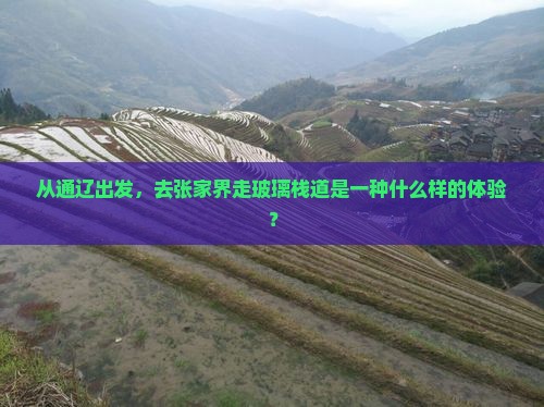从通辽出发，去张家界走玻璃栈道是一种什么样的体验？