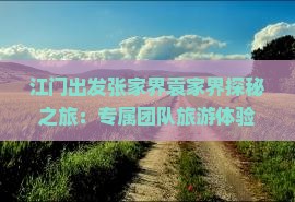 江门出发张家界袁家界探秘之旅：专属团队旅游体验