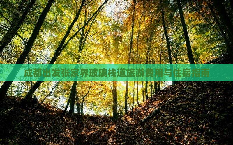 成都出发张家界玻璃栈道旅游费用与住宿指南