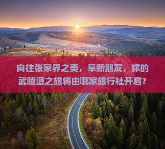 向往张家界之美，阜新朋友，你的武陵源之旅将由哪家旅行社开启？