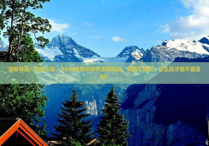 游客视角：南昌出发，5小时直奔张家界玻璃栈道，刺激又惊叹，怎么玩才能不留遗憾？