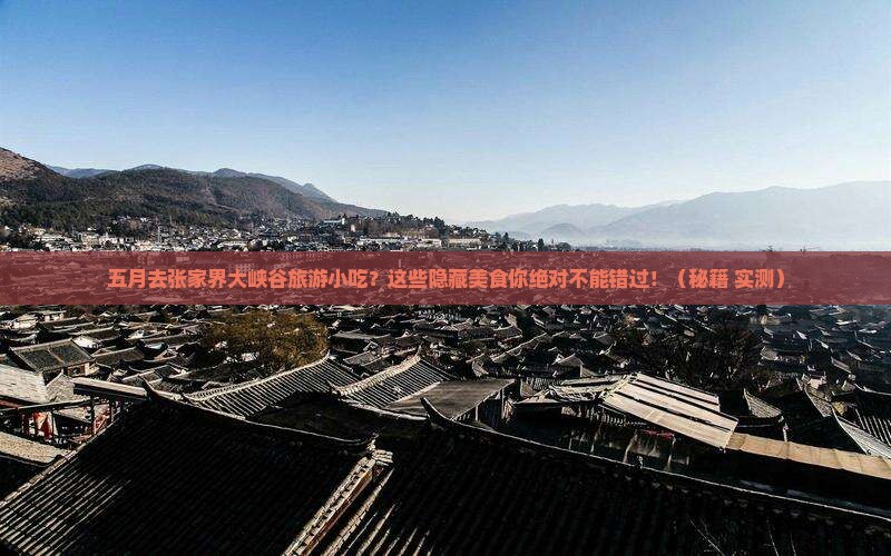 五月去张家界大峡谷旅游小吃