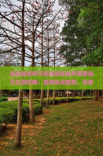 克孜勒苏柯尔克孜到张家界芙蓉镇五日游