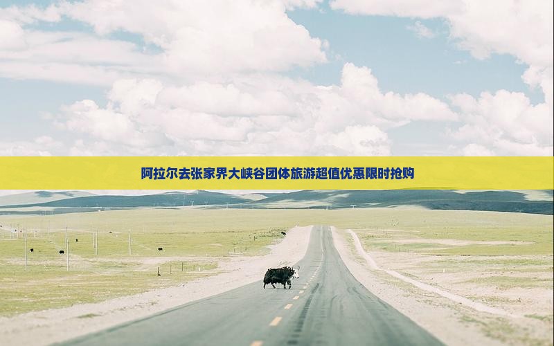 阿拉尔去张家界大峡谷团体旅游