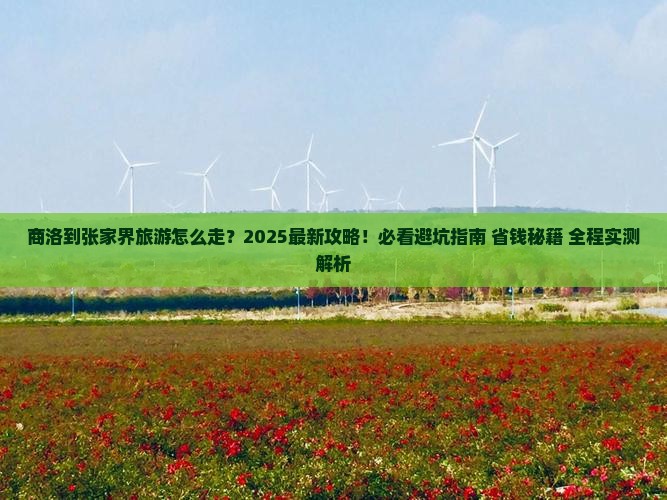 商洛到张家界旅游