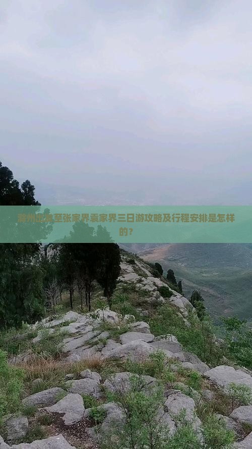 滁州出发至张家界袁家界三日游攻略及行程安排是怎样的？