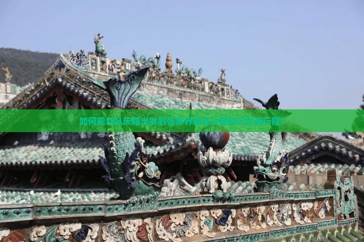 如何规划从庆阳出发到张家界森林公园的三日游行程？