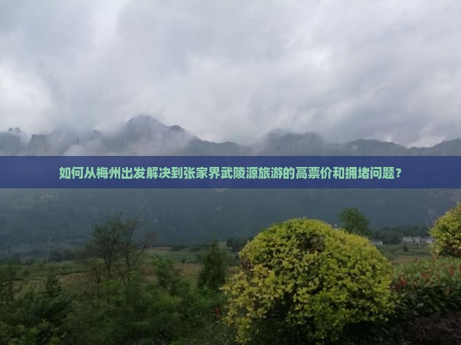 如何从梅州出发解决到张家界武陵源旅游的高票价和拥堵问题？