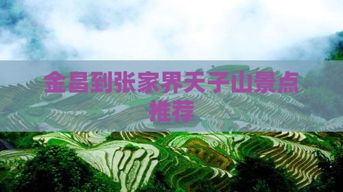 金昌到张家界天子山景点推荐