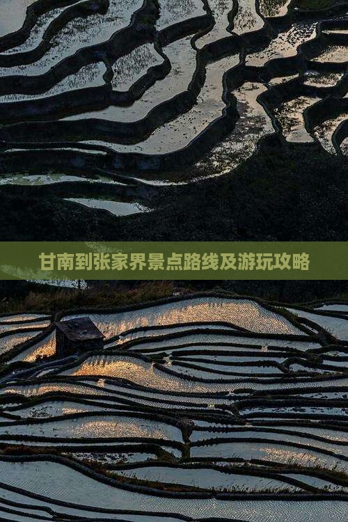甘南到张家界景点路线及游玩攻略