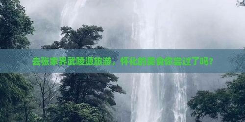 去张家界武陵源旅游，怀化的美食你尝过了吗？