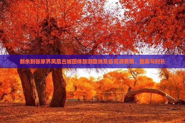 新余到张家界凤凰古城团体旅游路线及自驾游费用、距离与时长