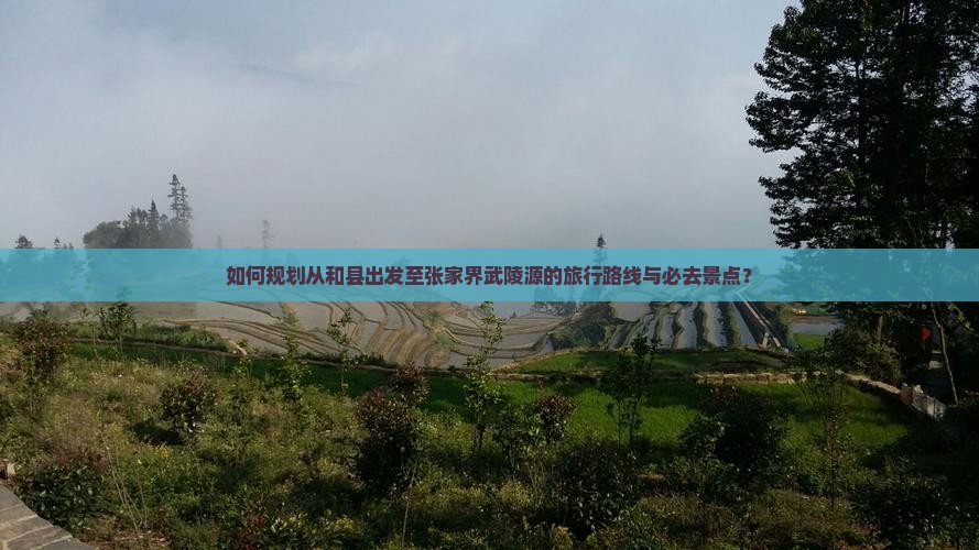 如何规划从和县出发至张家界武陵源的旅行路线与必去景点？