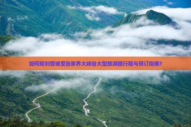 如何规划晋城至张家界大峡谷大型旅游团行程与预订指南？