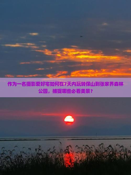 作为一名摄影爱好宅如何在7天内玩转保山到张家界森林公园，捕捉哪些必看美景？