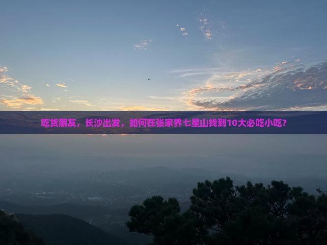 吃货朋友，长沙出发，如何在张家界七星山找到10大必吃小吃？