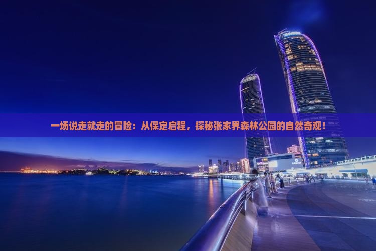 一场说走就走的冒险：从保定启程，探秘张家界森林公园的自然奇观！