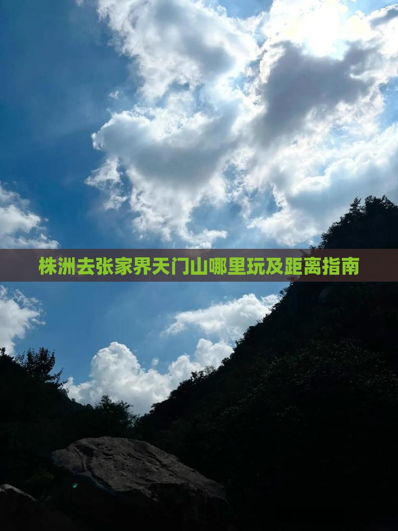 株洲去张家界天门山哪里玩及距离指南