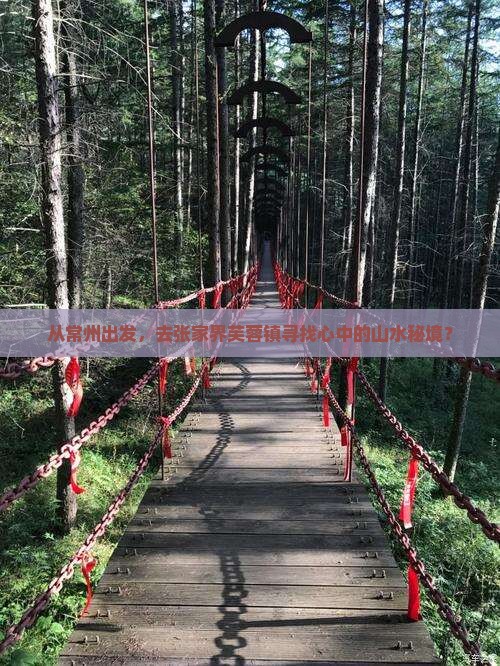 从常州出发，去张家界芙蓉镇寻找心中的山水秘境？