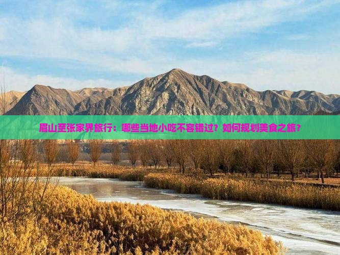 眉山至张家界旅行：哪些当地小吃不容错过？如何规划美食之旅？