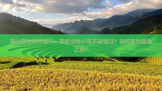 眉山至张家界旅行：哪些当地小吃不容错过？如何规划美食之旅？