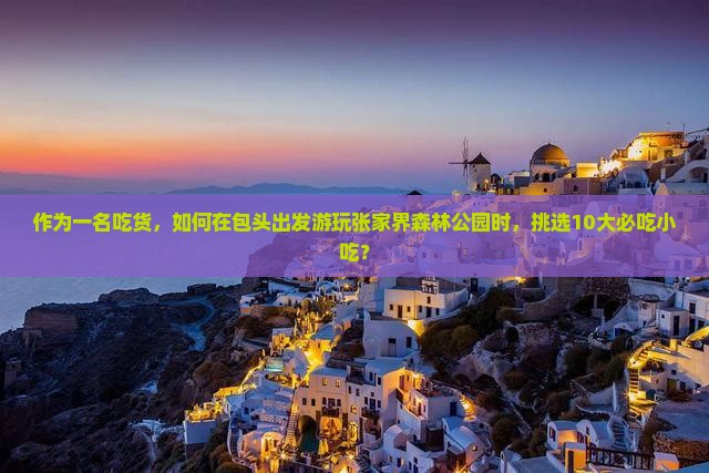 作为一名吃货，如何在包头出发游玩张家界森林公园时，挑选10大必吃小吃？