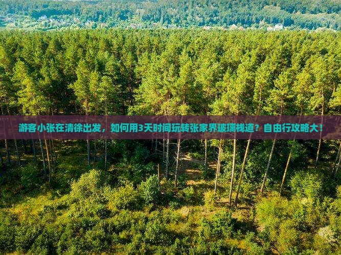 游客小张在清徐出发，如何用3天时间玩转张家界玻璃栈道？自由行攻略大！
