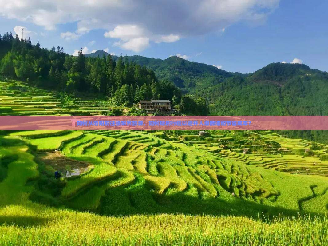 如何从洛阳前往张家界旅游，如何规划行程以避开人潮拥堵和节省成本？