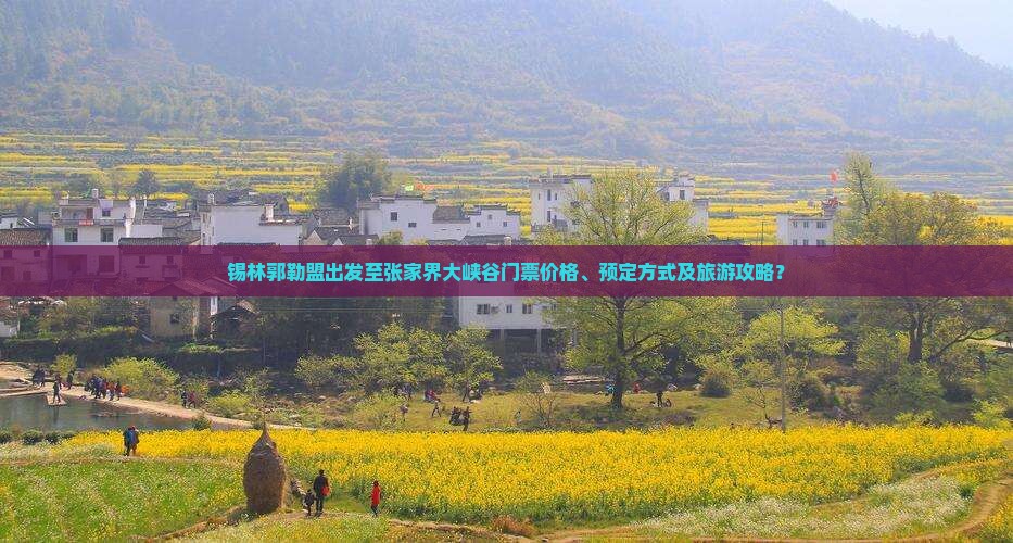 锡林郭勒盟出发至张家界大峡谷门票价格、预定方式及旅游攻略？