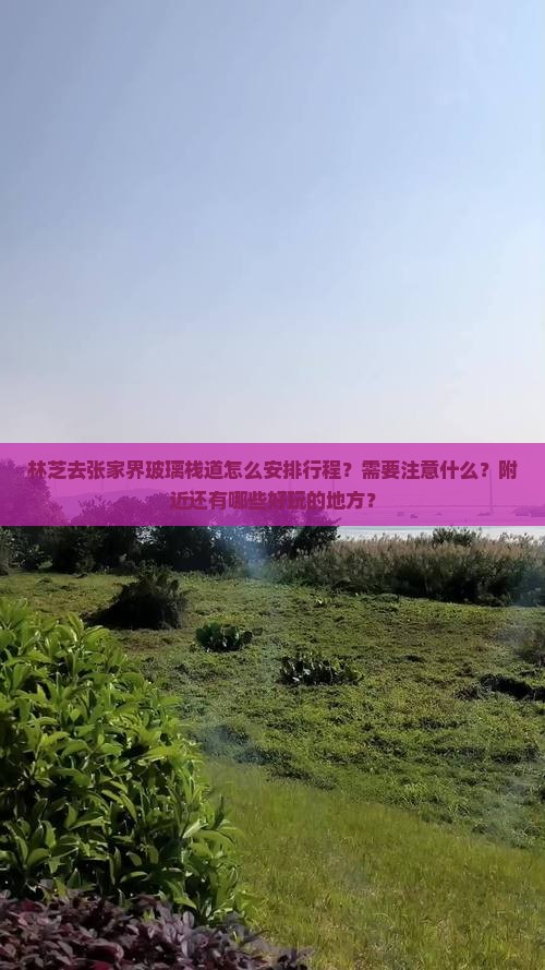 林芝去张家界玻璃栈道怎么安排行程？需要注意什么？附近还有哪些好玩的地方？