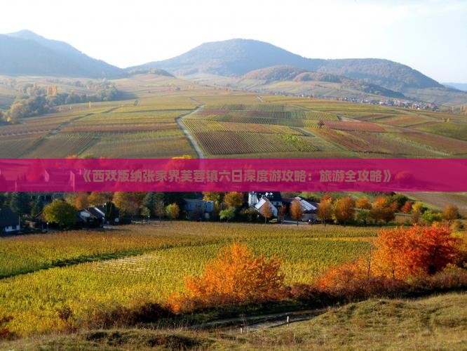 《西双版纳张家界芙蓉镇六日深度游攻略：旅游全攻略》