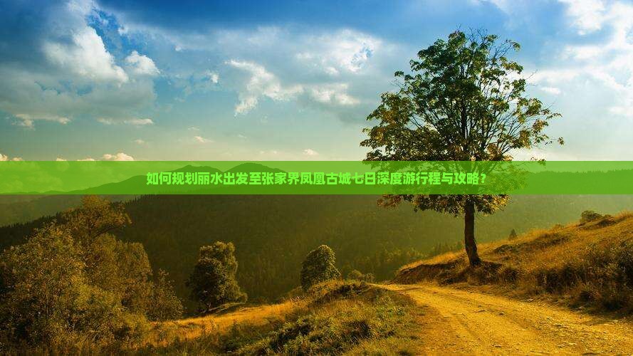 如何规划丽水出发至张家界凤凰古城七日深度游行程与攻略？