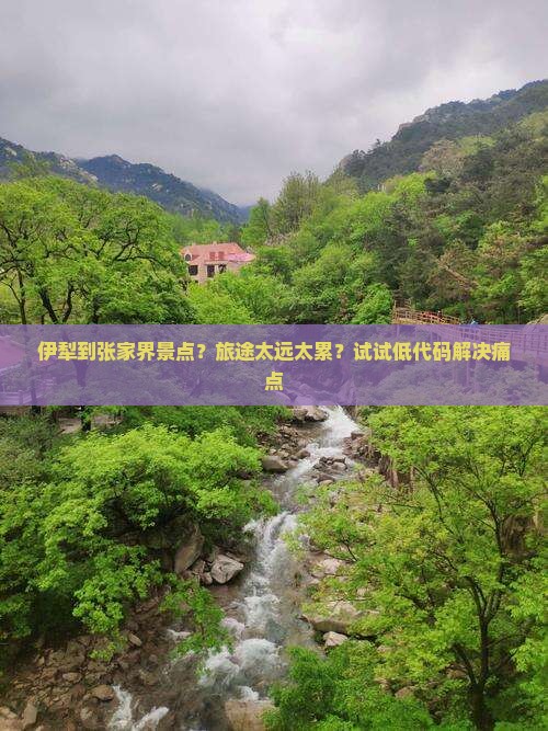 伊犁到张家界景点？旅途太远太累？试试低代码解决痛点