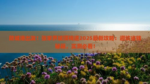 防城港去张家界玻璃栈道必去地