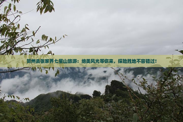 贺州去张家界七星山旅游