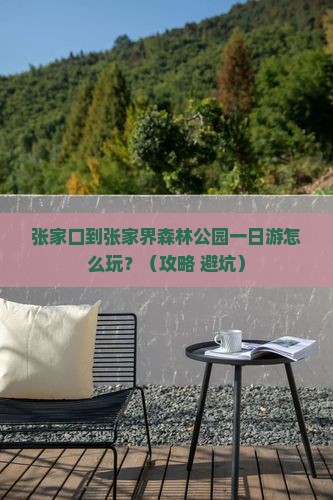 张家口到张家界森林公园一日