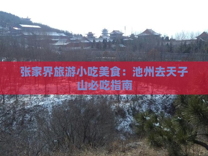 池州去张家界天子山旅游小吃