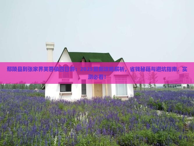鄢陵县到张家界芙蓉镇四日游