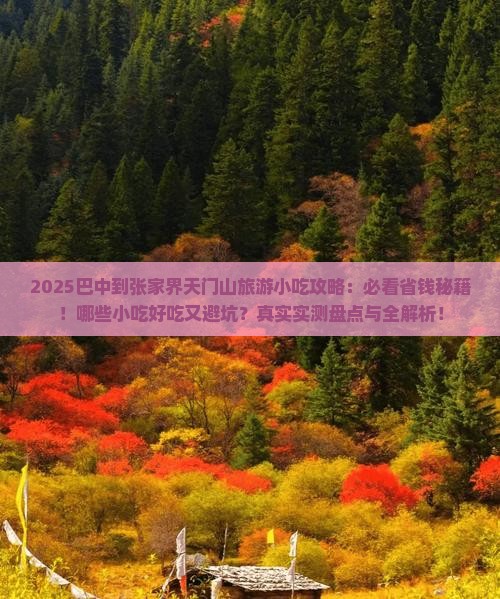 巴中到张家界天门山旅游小吃