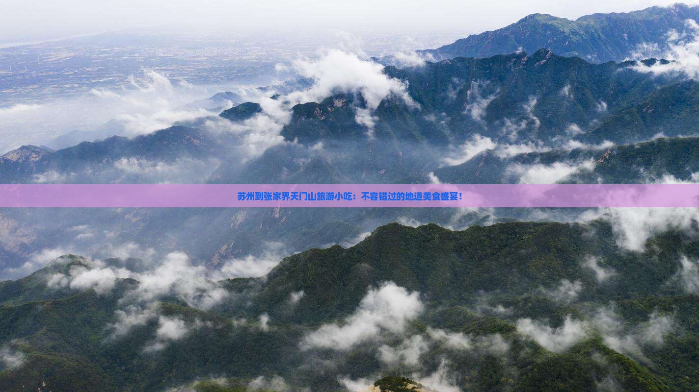 苏州到张家界天门山旅游小吃