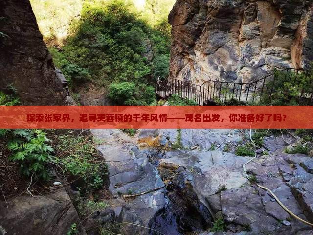 探索张家界，追寻芙蓉镇的千年风情——茂名出发，你准备好了吗？
