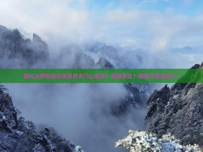 如何从伊犁前往张家界天门山景点？需要多久？费用大概是多少？