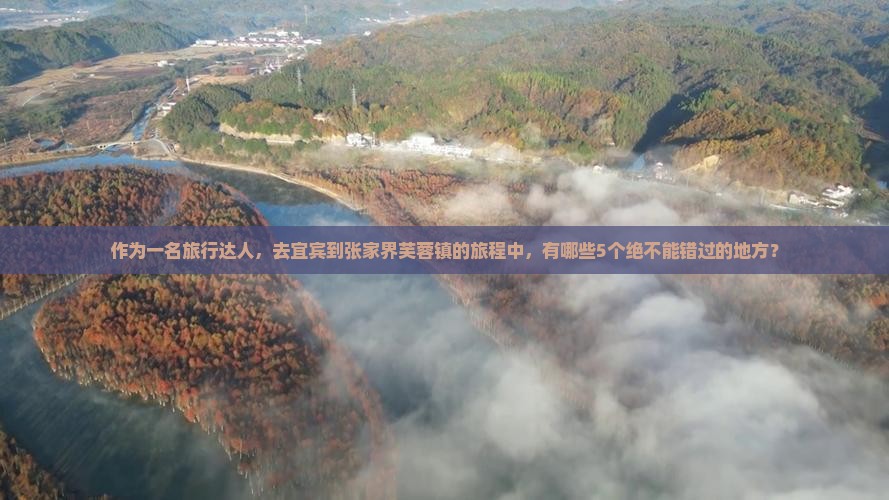 作为一名旅行达人，去宜宾到张家界芙蓉镇的旅程中，有哪些5个绝不能错过的地方？